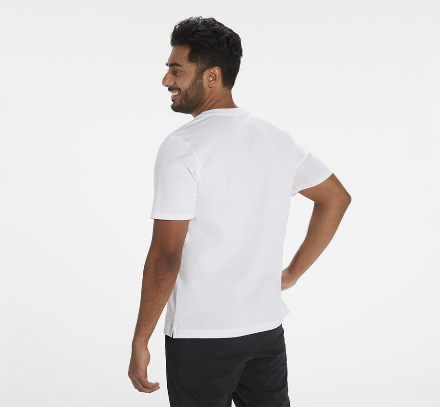 Hoka One One Tee Mens White - Brand - 86192FUSY